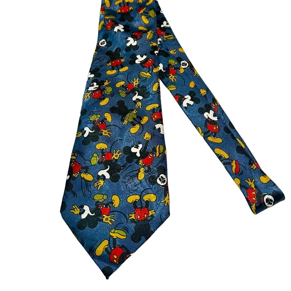 Disney Mickey Mouse Men’s Blue Neck Tie